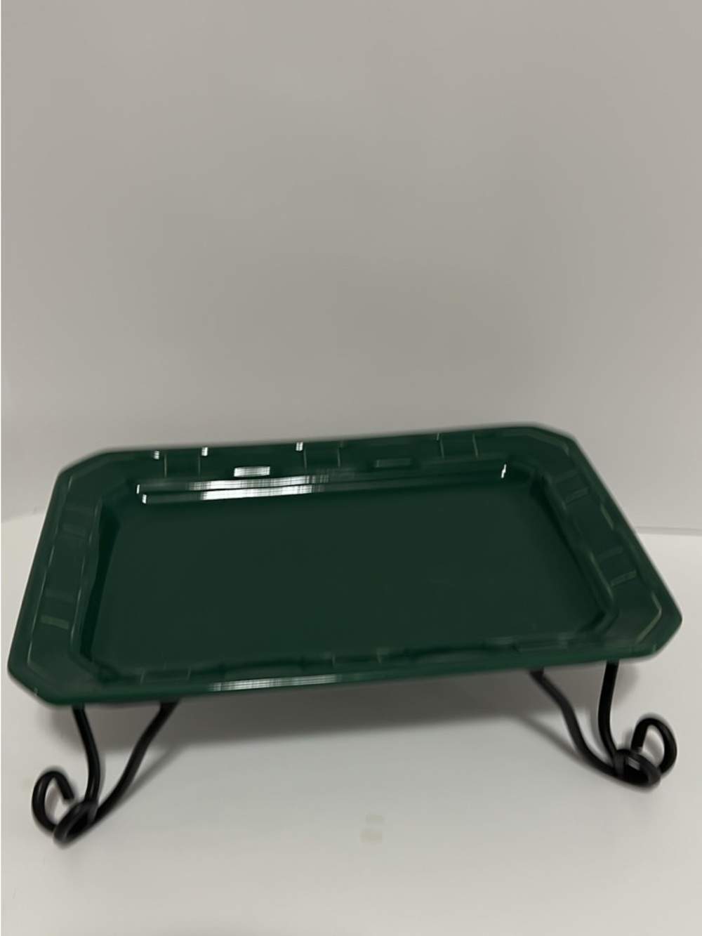 Longaberger serving tray with stand